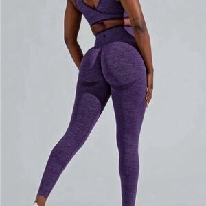 Buffbunny BBL Leggings Eggplant